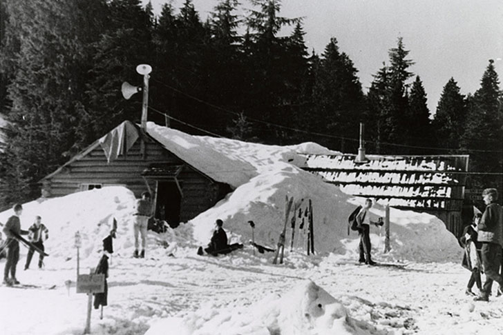 Winter Fun, "Mt. Seymour Ski Lodge" 1940