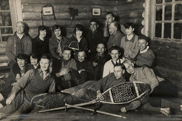 No GoreTex No Problem, "Cabin on Grouse Mt." ca.1940