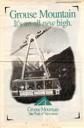 "Grouse Mountain - It's an All New High"