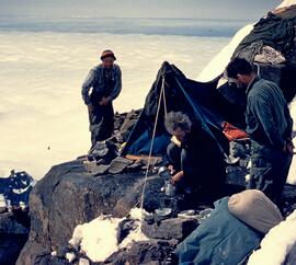 "High camp on Mt. Fair-weather, 1958"