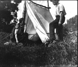 "Our honeymoon, Goat Mtn. [Nellie and Charlie Chapman] 1913"