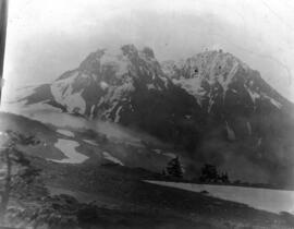 "Mt. Garibaldi above treeline on Brohm Ridge, 1907"