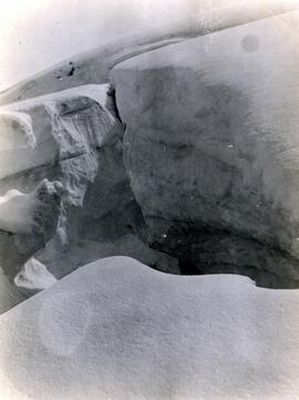 "Ice walls on the Warren Glacier, 1907"