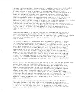 [Mountaineering Equipment Historical Development]