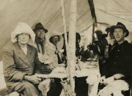 "The dining tent, 1917"