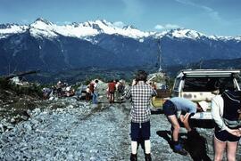 "As far as cars go on Brohn Ridge. - BCMC day trip to Mt. Garibaldi, 1979"