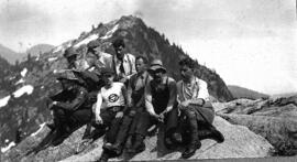 "On the summit of Mt. Jarret, 1907"