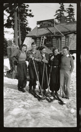 "Grouse Mtn. Ski Club Group & Cabin"
