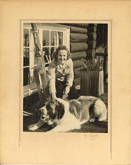 "Gertie W/Dog"